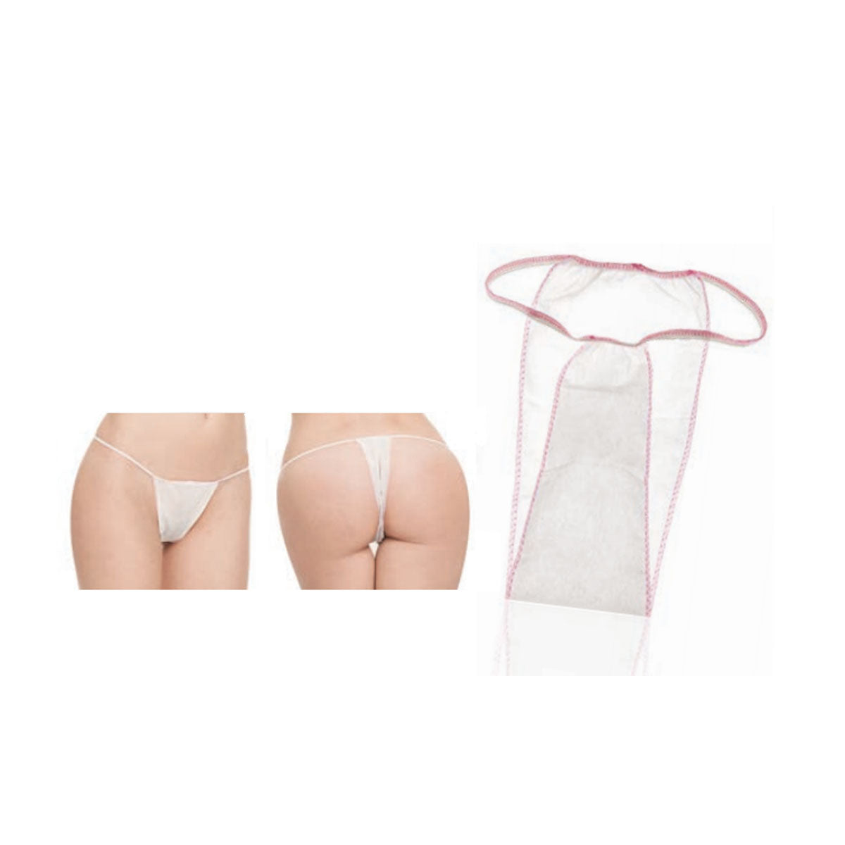 Tanga Donna In TNT Bianco - 100Pz - Professional Look