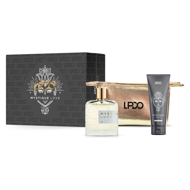 LPDO COFANETTO MYSTIQUE LOVE EAU DE PARFUM  + BAGNOSCHIUMA  - Corrispondenza Linstant Crush By Mancera