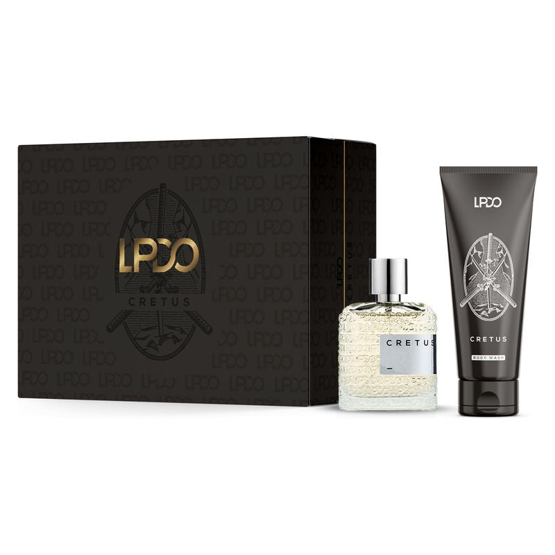 LPDO COFANETTO CRETUS  EAU DE PARFUM  + BAGNOSCHIUMA  - Corrispondenza Aventus by Creed 100ml