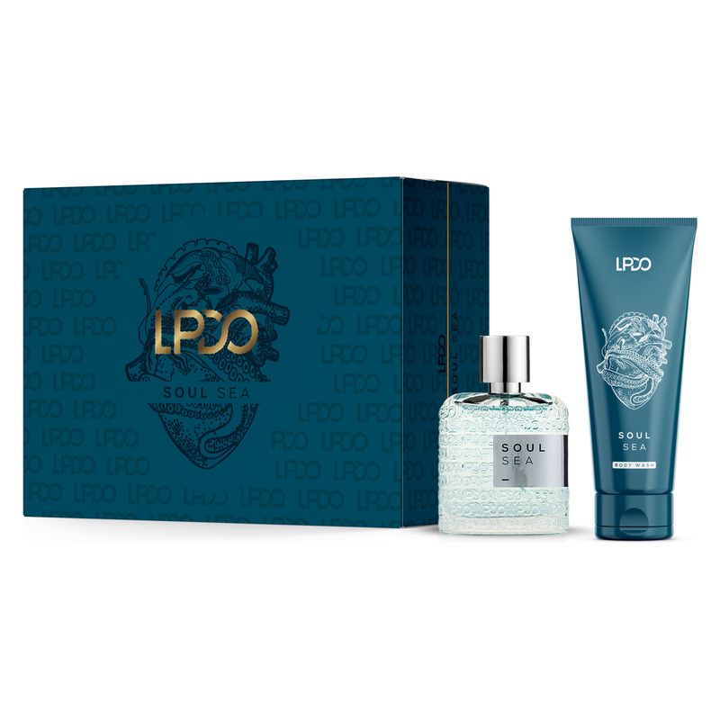 LPDO COFANETTO SOUL SEA EAU DE PARFUM  + BAGNOSCHIUMA  -Corrispondenza Megamare By Orto Paris