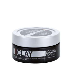 L'OREAL PROFESSIONNEL HOMME 5 FORCE CLAY - CERA MODELLANTE FISSAGGIO FORTE 50ML - Professional Look