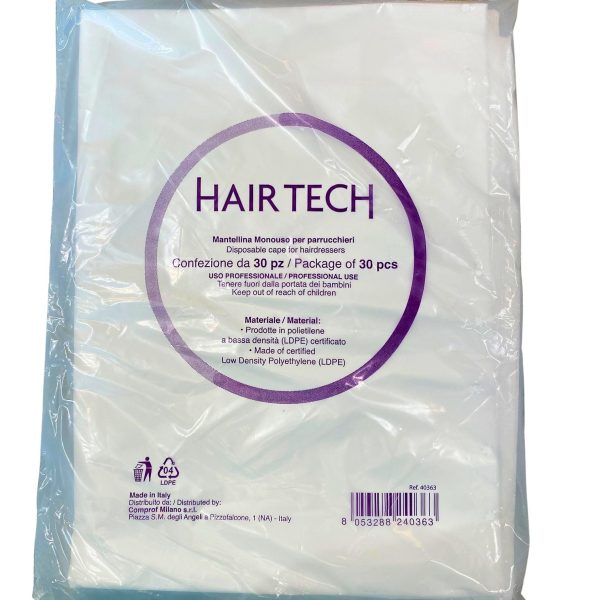 HAIR TECH MANTELLA COLORE CONFEZIONE 30PZ - Professional Look