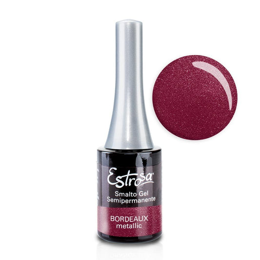 ESTROSA SMALTO GEL SEMIPERMANENTE - BORDEAUX METALLIC 7101 14ML