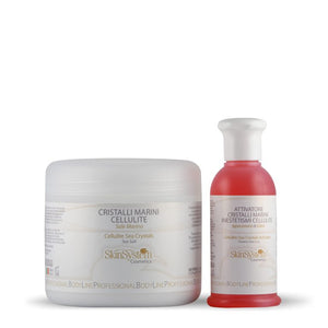 CRISTALLI MARINI CELLULITE 350 g + ATTIVATORE 150 ml - Professional Look