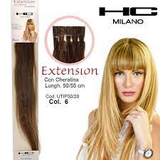 HC MILANO EXTENSION CON CHERATINA CIOCCHE NATURALI 50-55 CM