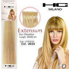 HC MILANO EXTENSION CON CHERATINA CIOCCHE NATURALI 50-55 CM