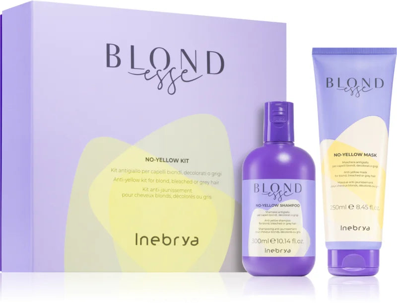 INEBRYA BLONDESSE NO-YELLOW KIT REGALO SHAMPOO E MASCHERA