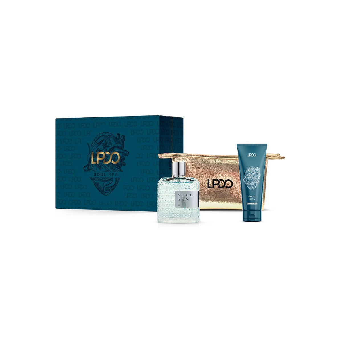 LPDO COFANETTO SOUL SEA EAU DE PARFUM  + BAGNOSCHIUMA  -Corrispondenza Megamare By Orto Paris