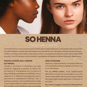 SO HENNA Brow Henna Colore - Hennè 04 Macchiato - Professional Look